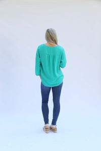 Michelle McDowell Green Pippa Top