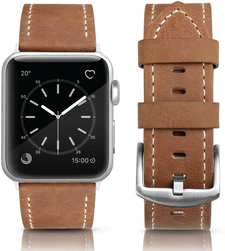 Simply Southern Light Brown Vegan Leather Watch Band