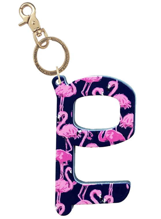 Simply Southern Collection Flamingo Hands Free Keychain