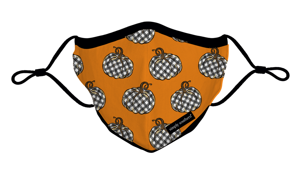 Simply Southern Collection Youth Pumpkin Face Covering