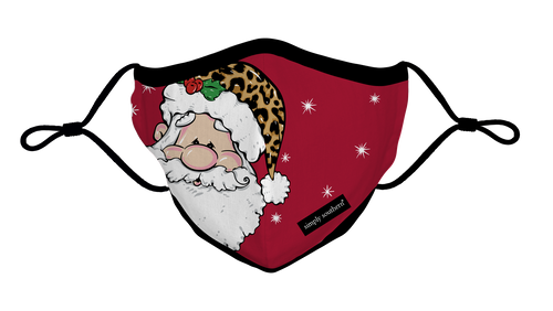 Simply Southern Collection Youth Holiday Santa Face Covering