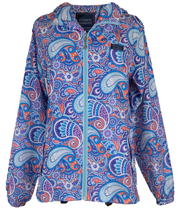 Simply Southern Collection Paisley Rain Jacket