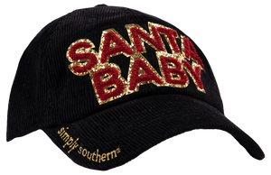 SIMPLY SOUTHERN COLLECTION "SANTA BABY" HAT