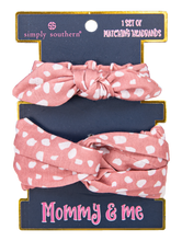 Load image into Gallery viewer, SIMPLY SOUTHERN COLLECTION MOMMY &amp; ME WRAP HEADBAND - DOT