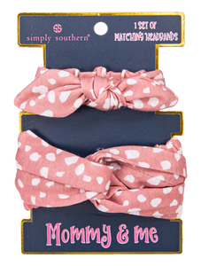 SIMPLY SOUTHERN COLLECTION MOMMY & ME WRAP HEADBAND - DOT