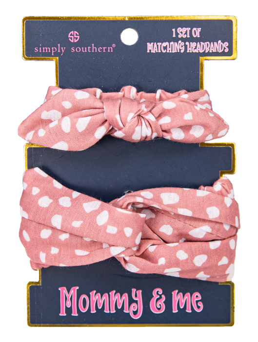 SIMPLY SOUTHERN COLLECTION MOMMY & ME WRAP HEADBAND - DOT