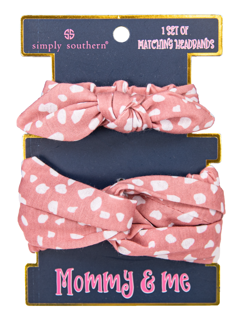 SIMPLY SOUTHERN COLLECTION MOMMY & ME WRAP HEADBAND - DOT