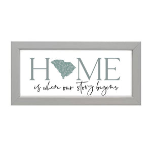 P. Graham Dunn Home is Where Our Story Begins Wall Décor