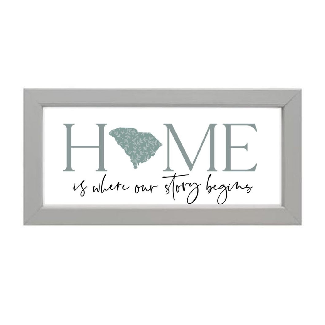 P. Graham Dunn Home is Where Our Story Begins Wall Décor