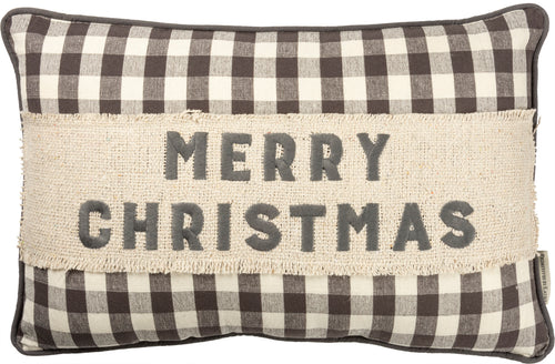 PRIMITIVES BY KATHY MERRY CHRISTMAS PILLOW