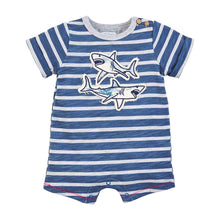 Load image into Gallery viewer, MUD PIE BABY SHARK SHORTALL