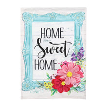 Load image into Gallery viewer, Evergreen Home Sweet Home Frame House Flag