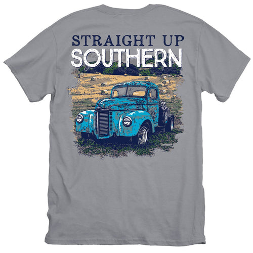 Straight Up Southern Field Truck Short Sleeve T-shirt