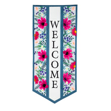 Load image into Gallery viewer, EVERGREEN WILDFLOWERS WELCOME EVERLASTING IMPRESSIONS TEXTILE DÉCOR