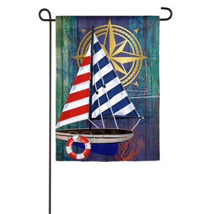 Evergreen Nautical College Garden Flag