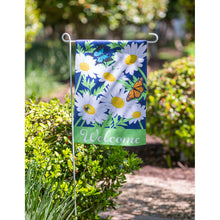 Load image into Gallery viewer, EVERGREEN DAISY GARDEN GARDEN SUEDE FLAG