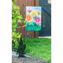 Load image into Gallery viewer, Evergreen Gerbera Daisies Textured Suede Garden Flag