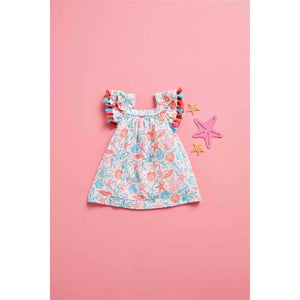 MUD PIE BABY SEA TASSEL DRESS