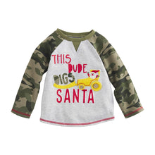 Load image into Gallery viewer, MUD PIE TODDLER THIS DUDE DIGS XMAS TEES