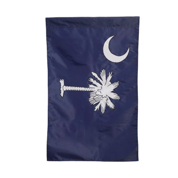 EVERGREEN SOUTH CAROLINA APPLIQUE HOUSE FLAG