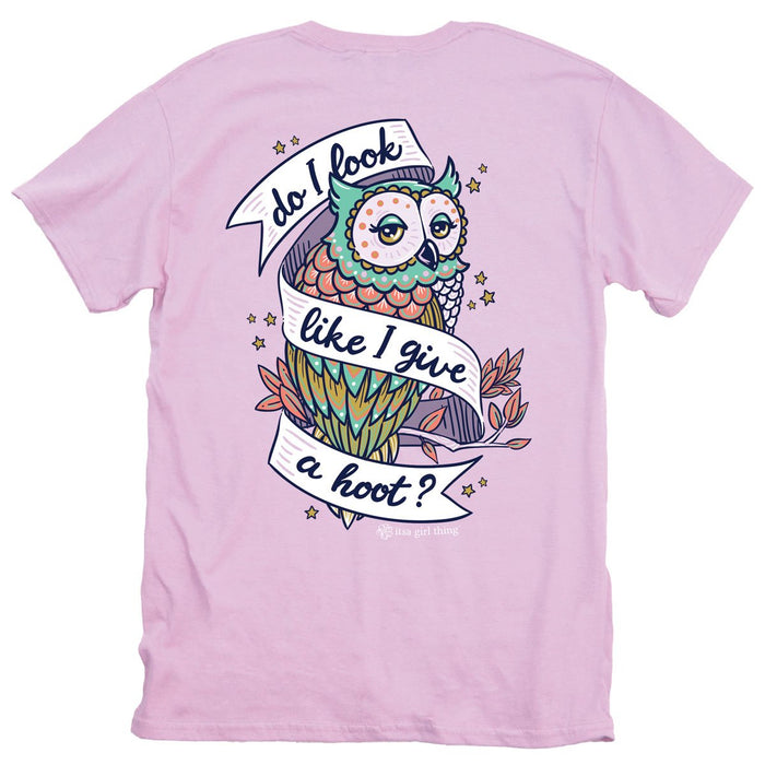 Its A Girl Thing Give A Hoot Short Sleeve T-shirt