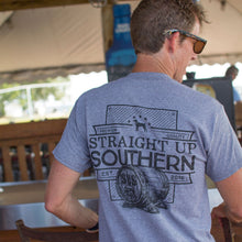 Load image into Gallery viewer, Straight Up Southern Moonshine Barrel T-shirt
