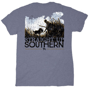 Straight Up Southern Duck Hunter and Dog T-shirt