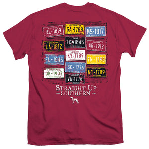 Straight Up Southern Southern Plates Short Sleeve T-shirt