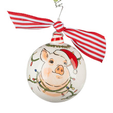Load image into Gallery viewer, Glory Haus Merry and Bright Pig Ornament