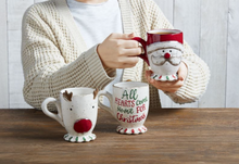 Load image into Gallery viewer, MUD PIE FARM COLLECTION CHRISTMAS PEDESTAL MUGS