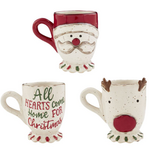 Load image into Gallery viewer, MUD PIE FARM COLLECTION CHRISTMAS PEDESTAL MUGS
