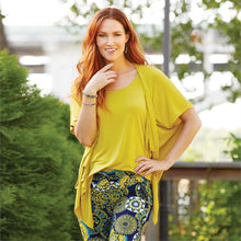 Load image into Gallery viewer, Coco + Carmen Abby 2 Piece Apple Green Cardigan with Tank Shirt