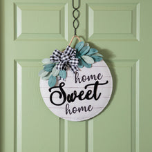 Load image into Gallery viewer, EVERGREEN HOME SWEET HOME EUCALYPTUS DOOR DÉCOR