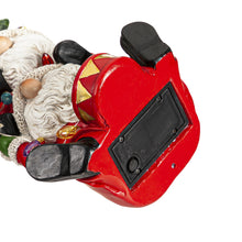 Load image into Gallery viewer, EVERGREEN 11&quot;H LED BATTERY OPERATED STACKED SANTAS GARDEN STATUARY