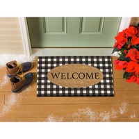 EVERGREEN WELCOME COIR DOORMAT