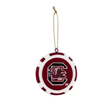 Load image into Gallery viewer, Evergreen University of South Carolina Game Chip Ornament
