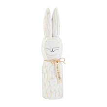 Load image into Gallery viewer, MUD PIE LARGE BUNNY WOOD BLOCK SITTER