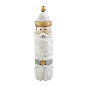 MUD PIE PAULOWNIA WOOD SANTA WOOD SITTER