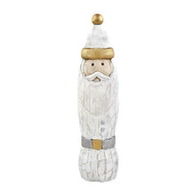 Load image into Gallery viewer, MUD PIE PAULOWNIA WOOD SANTA WOOD SITTER