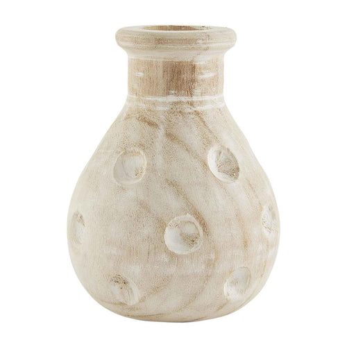 MUD PIE SMALL PAULOWNIA DOTTED VASE