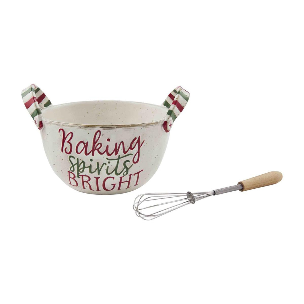 MUD PIE CHRISTMAS FARM MIXING BOWL SET