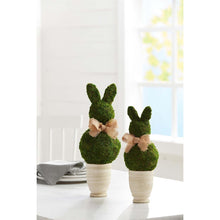 Load image into Gallery viewer, MUD PIE LARGE PRESERVED MOSS BUNNY POT
