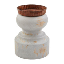 Load image into Gallery viewer, MUD PIE DISTRESSED CANDLESTICKS