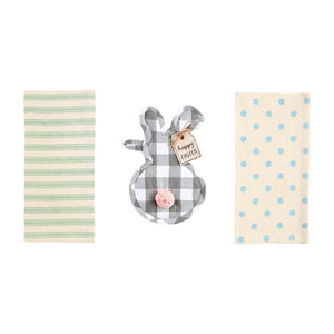 MUD PIE TAIL POT HOLDER TOWEL SET