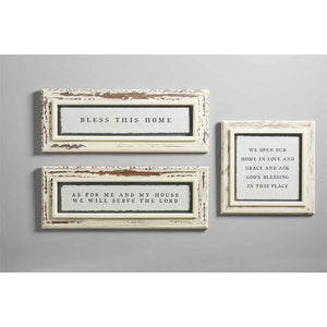 MUD PIE GOD'S BLESSING FRAMED PLAQUE