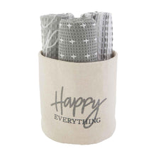 Load image into Gallery viewer, MUD PIE CREAM BUCKET HAPPY TOWELS