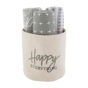 MUD PIE CREAM BUCKET HAPPY TOWELS