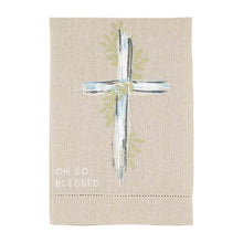 Load image into Gallery viewer, MUD PIE CROSS PAINTED TOWEL