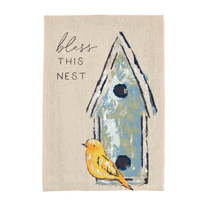 MUD PIE BLESS PAINTED SPRING TOWELS