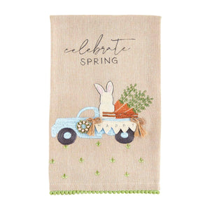 MUD PIE CELEBRATE SPRING EASTER TOWELS